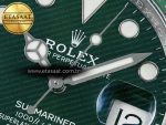 Submariner 116610 LV Green 904L Steel ARF 1:1 Best Edition on SS Bracelet SH3135 - Görsel 11