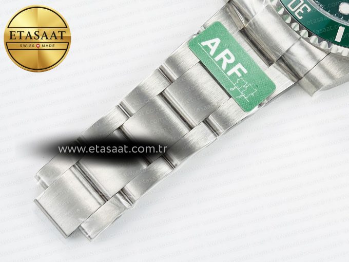 Submariner 116610 LV Green 904L Steel ARF 1:1 Best Edition on SS Bracelet SH3135 - Görsel 26