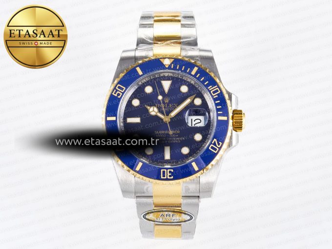 Submariner 116613 LB Blue Ceramic ARF 1:1 Best Edition 904L SS Case and Bracelet SH3135 - Görsel 3