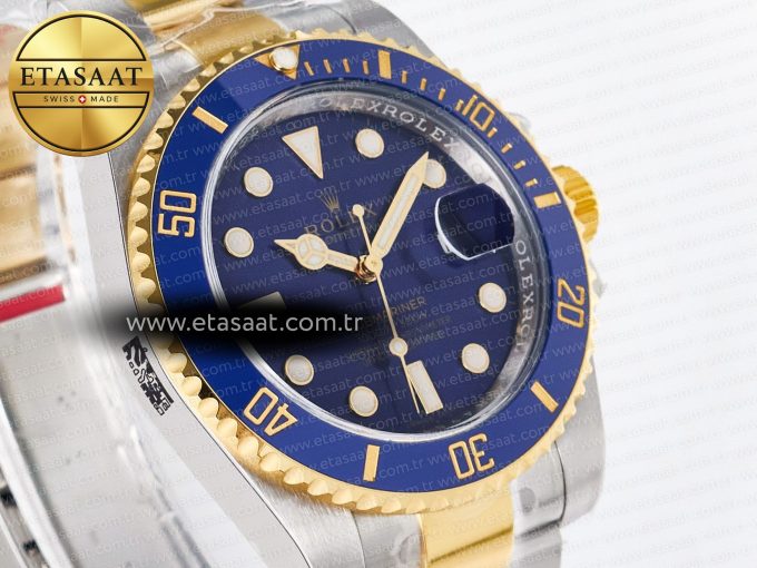Submariner 116613 LB Blue Ceramic ARF 1:1 Best Edition 904L SS Case and Bracelet SH3135 - Görsel 5