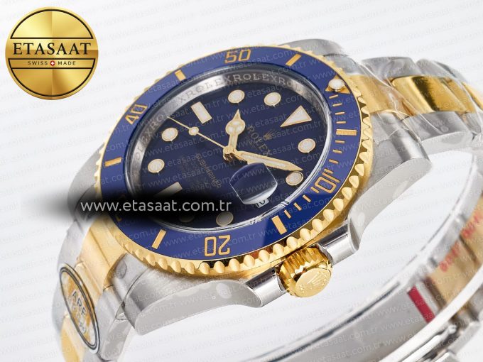Submariner 116613 LB Blue Ceramic ARF 1:1 Best Edition 904L SS Case and Bracelet SH3135 - Görsel 6