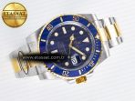 Submariner 116613 LB Blue Ceramic ARF 1:1 Best Edition 904L SS Case and Bracelet SH3135 - Görsel 8