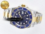 Submariner 116613 LB Blue Ceramic ARF 1:1 Best Edition 904L SS Case and Bracelet SH3135 - Görsel 9