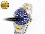 Submariner 116613 LB Blue Ceramic Clean Factory 1:1 Best Edition 904L SS Case and Bracelet VS3135