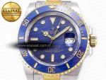 Submariner 116613 LB Blue Ceramic Clean Factory 1:1 Best Edition 904L SS Case and Bracelet VS3135 - Görsel 4