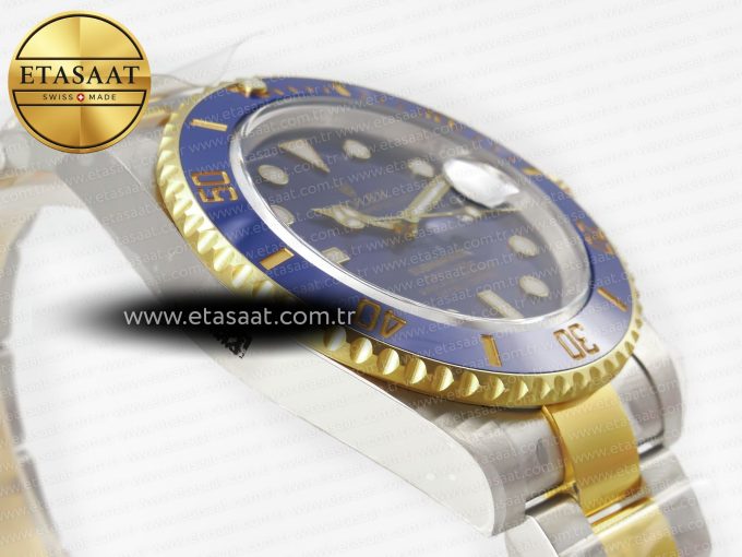 Submariner 116613 LB Blue Ceramic Clean Factory 1:1 Best Edition 904L SS Case and Bracelet VS3135 - Görsel 6