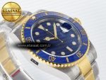 Submariner 116613 LB VSF 1:1 Best Edition Blue Dial Blue Ceramic on SS/YG Bracelet VS3135 - Görsel 7