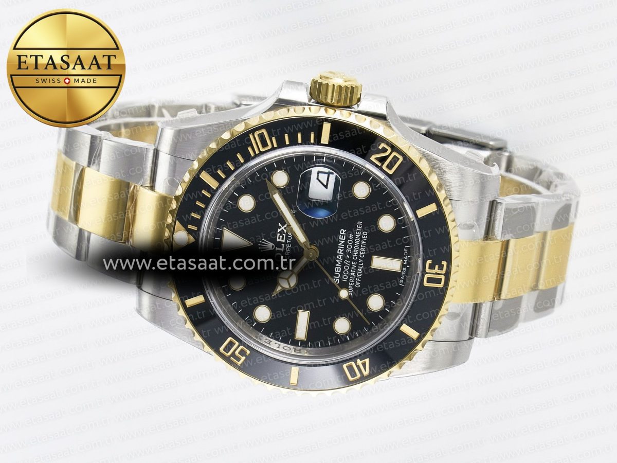 Rolex Submariner 116613 LN Black Ceramic VS3135 - Görsel 9