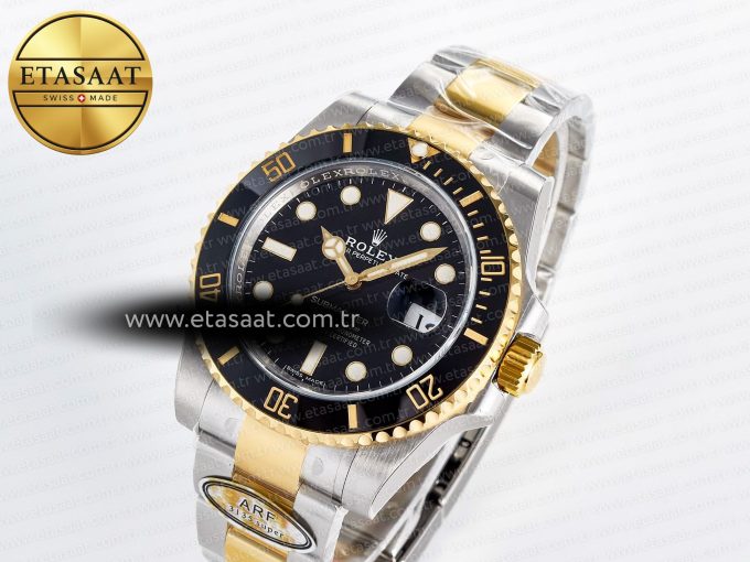 Submariner 116613 LN Black Ceramic ARF 1:1 Best Edition 904L SS Case and Bracelet SH3135 - Görsel 1