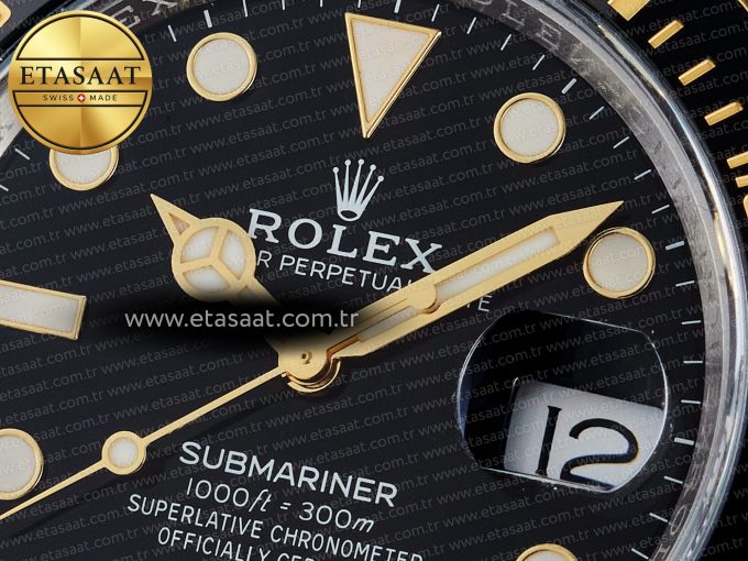 Submariner 116613 LN Black Ceramic ARF 1:1 Best Edition 904L SS Case and Bracelet SH3135 - Görsel 11