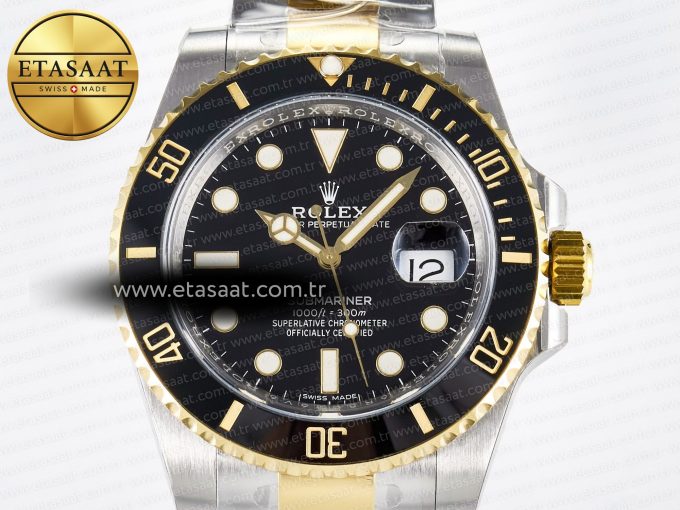 Submariner 116613 LN Black Ceramic ARF 1:1 Best Edition 904L SS Case and Bracelet SH3135 - Görsel 4