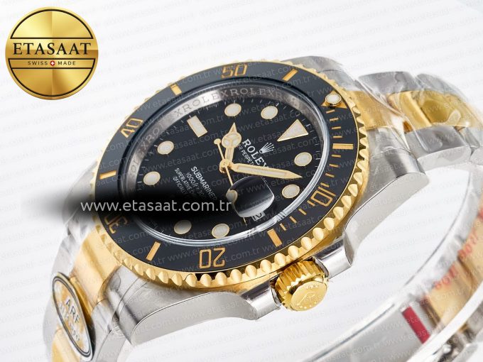 Submariner 116613 LN Black Ceramic ARF 1:1 Best Edition 904L SS Case and Bracelet SH3135 - Görsel 6