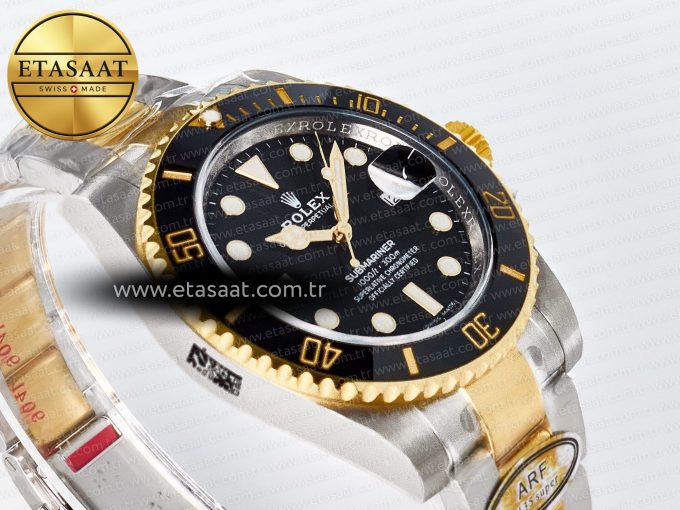 Submariner 116613 LN Black Ceramic ARF 1:1 Best Edition 904L SS Case and Bracelet SH3135 - Görsel 7