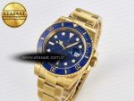 Submariner 116618 LB Blue Ceramic YG Plated 904L Steel VSF 1:1 Best Edition VS3135