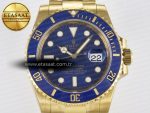 Submariner 116618 LB Blue Ceramic YG Plated 904L Steel VSF 1:1 Best Edition VS3135 - Görsel 4