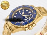 Submariner 116618 LB Blue Ceramic YG Plated 904L Steel VSF 1:1 Best Edition VS3135 - Görsel 6