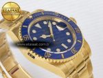 Submariner 116618 LB Blue Ceramic YG Plated 904L Steel VSF 1:1 Best Edition VS3135 - Görsel 7