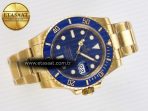 Submariner 116618 LB Blue Ceramic YG Plated 904L Steel VSF 1:1 Best Edition VS3135 - Görsel 8