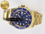Submariner 116618 LB Blue Ceramic YG Plated 904L Steel VSF 1:1 Best Edition VS3135 - Görsel 9