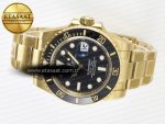 Submariner 116618 LN Black Ceramic YG Plated 904L Steel VSF 1:1 Best Edition VS3135 - Görsel 9