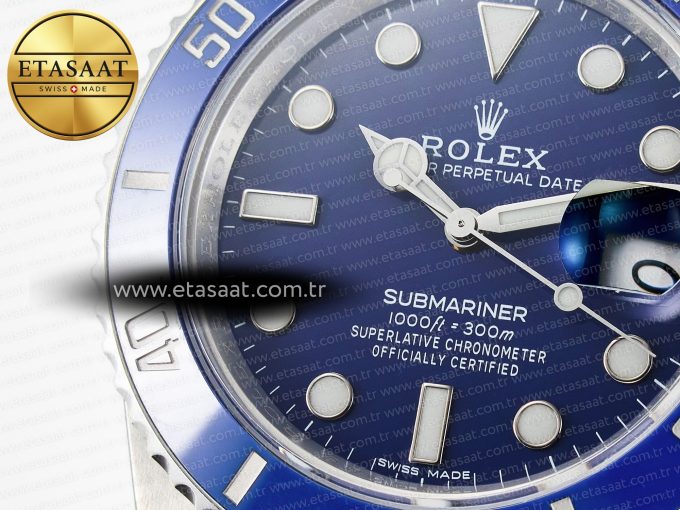 Submariner 116619 LB Blue Ceramic VSF 1:1 Best Edition 904L SS Case and Bracelet VS3135 - Görsel 10