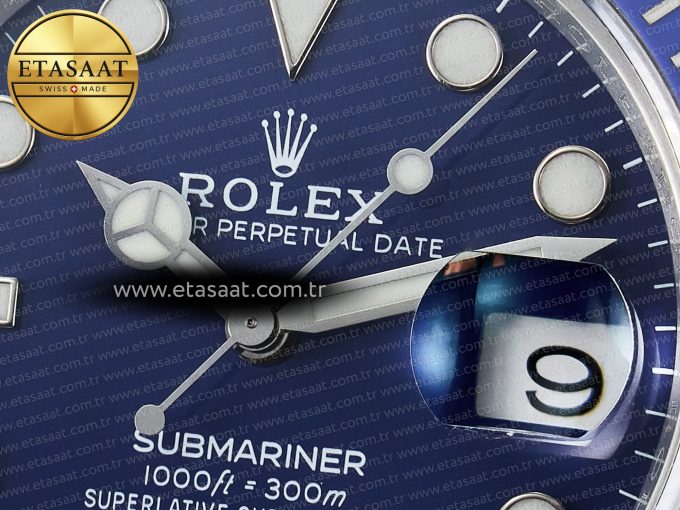 Submariner 116619 LB Blue Ceramic VSF 1:1 Best Edition 904L SS Case and Bracelet VS3135 - Görsel 11