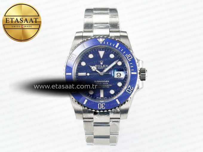 Submariner 116619 LB Blue Ceramic VSF 1:1 Best Edition 904L SS Case and Bracelet VS3135 - Görsel 3
