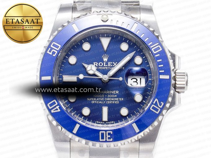 Submariner 116619 LB Clean Blue Ceramic 904L SS 1:1 BEST Edtion VS3135 - Görsel 3