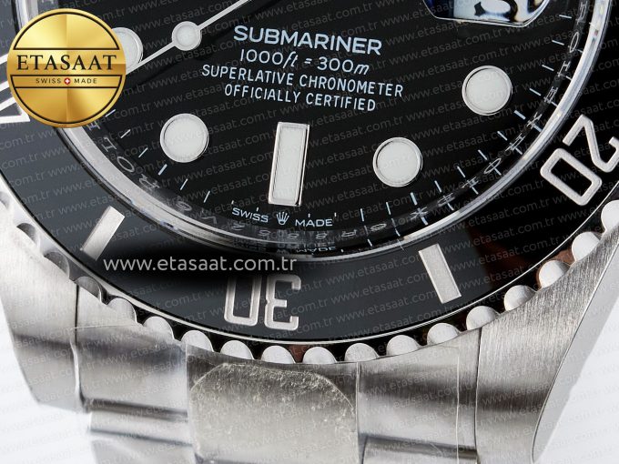 Submariner 126610 LN 904L SS THBF 1:1 Best Edition Black Dial On 904L SS Bracelet SH3235 - Görsel 12
