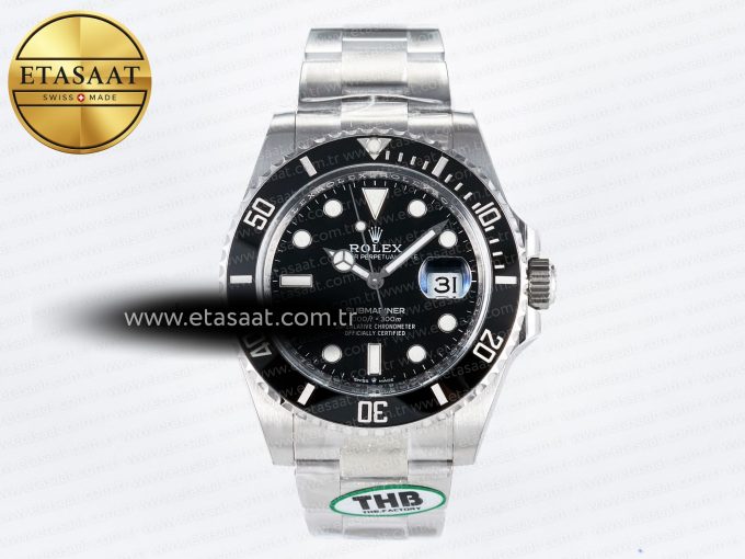 Submariner 126610 LN 904L SS THBF 1:1 Best Edition Black Dial On 904L SS Bracelet SH3235 - Görsel 3