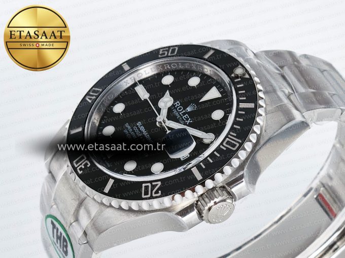 Submariner 126610 LN 904L SS THBF 1:1 Best Edition Black Dial On 904L SS Bracelet SH3235 - Görsel 6