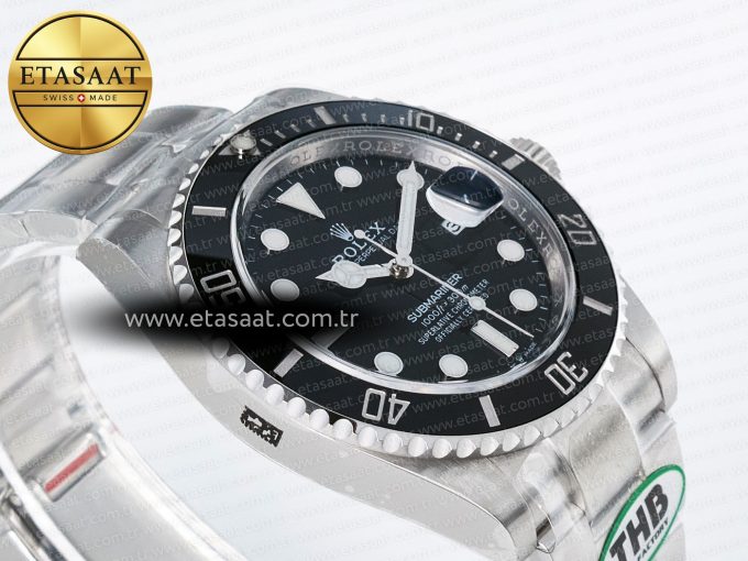 Submariner 126610 LN 904L SS THBF 1:1 Best Edition Black Dial On 904L SS Bracelet SH3235 - Görsel 7