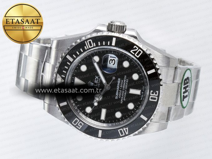 Submariner 126610 LN 904L SS THBF 1:1 Best Edition Black Dial On 904L SS Bracelet SH3235 - Görsel 9