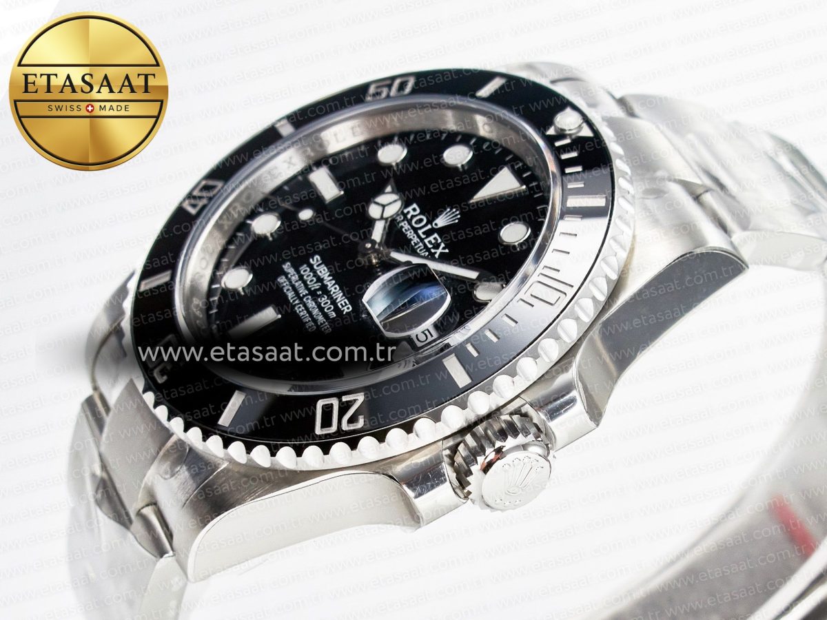 Submariner 126610 LN Black Ceramic VSF 1:1 Best Edition 904L SS Case and Bracelet VS3235 - Görsel 6