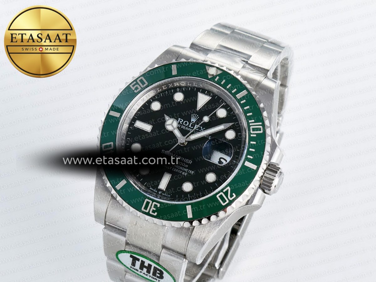 Submariner 126610 LV 904L SS THBF 1:1 Best Edition Black Dial On 904L SS Bracelet SH3235 - Görsel 1