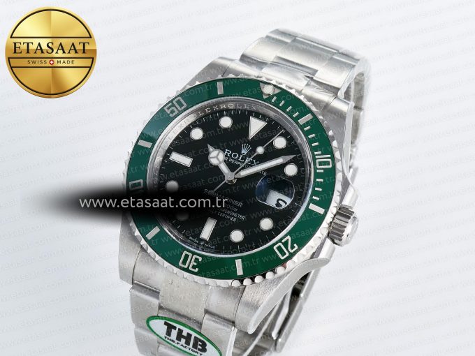 Submariner 126610 LV 904L SS THBF 1:1 Best Edition Black Dial On 904L SS Bracelet SH3235 - Görsel 1