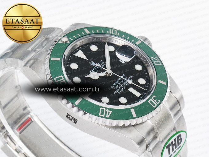 Submariner 126610 LV 904L SS THBF 1:1 Best Edition Black Dial On 904L SS Bracelet SH3235 - Görsel 7