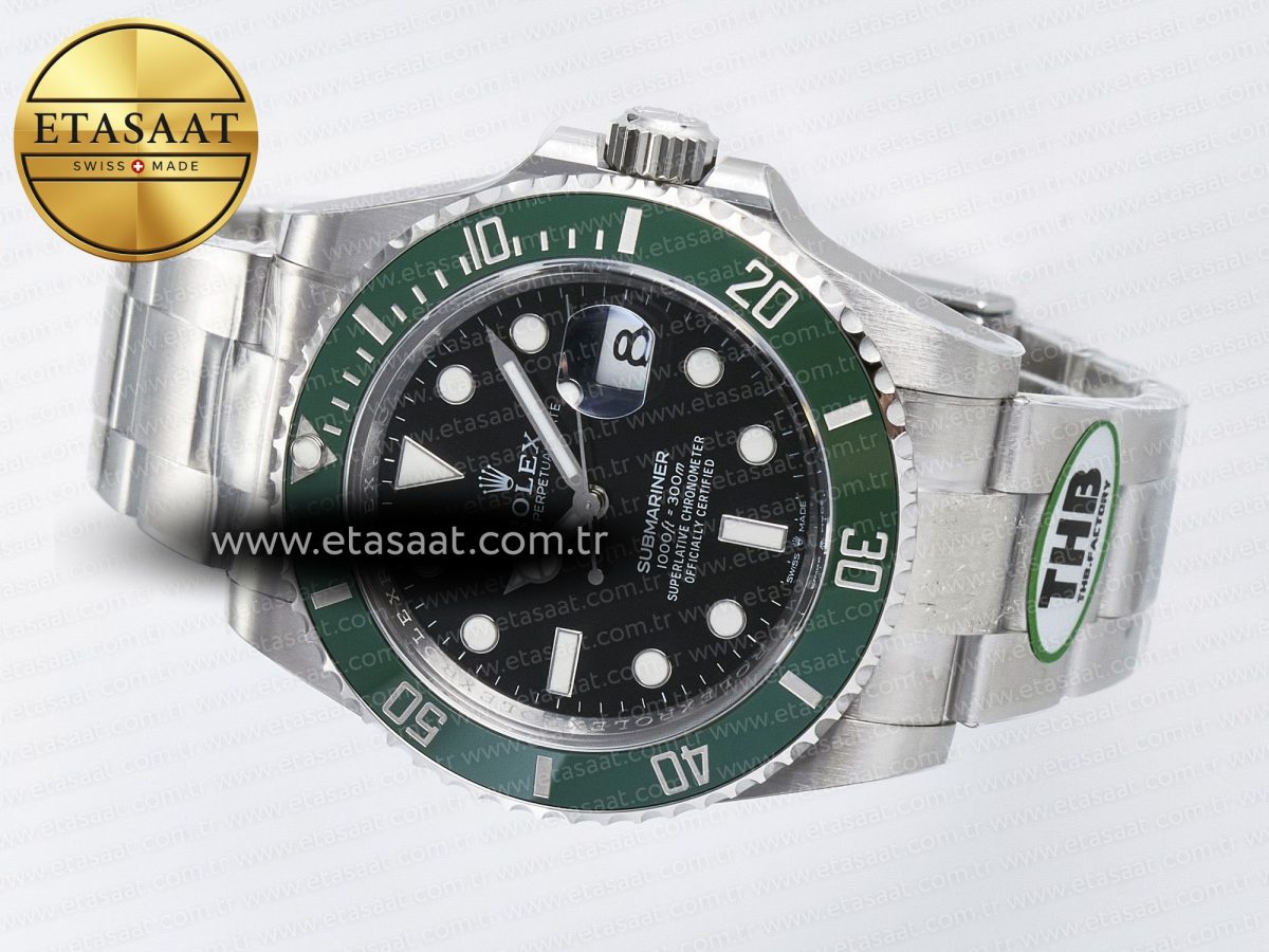 Submariner 126610 LV 904L SS THBF 1:1 Best Edition Black Dial On 904L SS Bracelet SH3235 - Görsel 9
