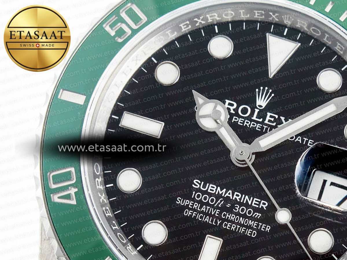 Rolex Submariner 126610 Black SS Bracelet SH3235 - Görsel 10