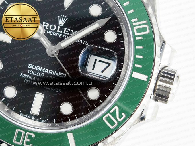 Rolex Submariner 126610 Black SS Bracelet SH3235 - Görsel 12