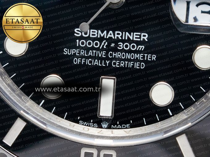 Submariner 126610LN Black 904L Steel GMF 1:1 Best Edition on SS Bracelet VR3235 V3 - Görsel 12