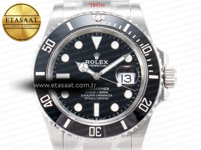 Submariner 126610LN Black 904L Steel GMF 1:1 Best Edition on SS Bracelet VR3235 V3 - Görsel 4