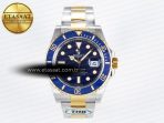 Submariner 126613 LB 904L SS/YG THBF 1:1 Best Edition Blue Dial On 904L SS/YG Bracelet SH3235 - Görsel 3