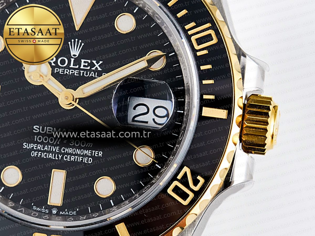Submariner 126613 LB Black Ceramic ARF 1:1 Best Edition 904L SS Case and Bracelet SH3235 - Görsel 11