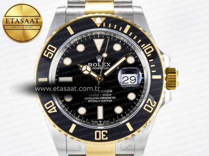 Submariner 126613 LB Black Ceramic ARF 1:1 Best Edition 904L SS Case and Bracelet SH3235 - Görsel 4