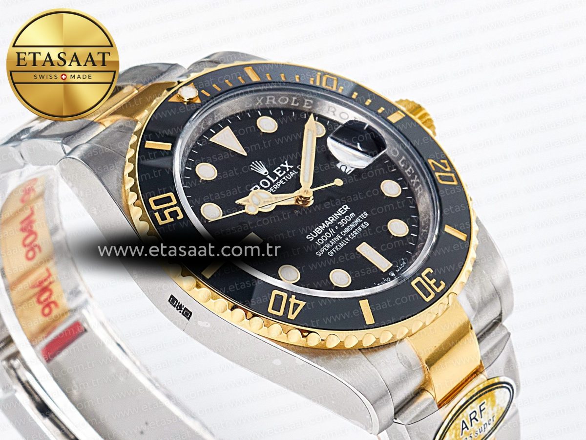 Submariner 126613 LB Black Ceramic ARF 1:1 Best Edition 904L SS Case and Bracelet SH3235 - Görsel 7