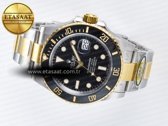 Submariner 126613 LB Black Ceramic ARF 1:1 Best Edition 904L SS Case and Bracelet SH3235 - Görsel 9