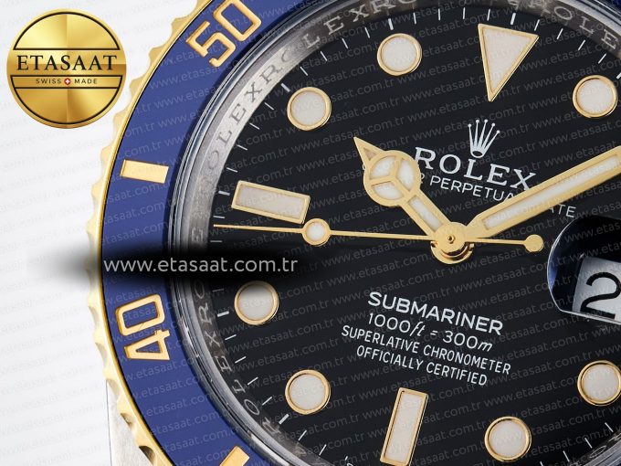 Submariner 126613 LB Blue Ceramic ARF 1:1 Best Edition 904L SS Case and Bracelet SH3235 - Görsel 12