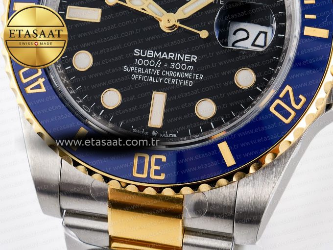 Submariner 126613 LB Blue Ceramic ARF 1:1 Best Edition 904L SS Case and Bracelet SH3235 - Görsel 13
