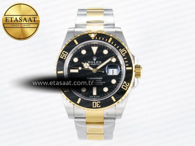 Submariner 126613 LN 904L SS/YG THBF 1:1 Best Edition Black Dial On 904L SS/YG Bracelet SH3235 - Görsel 3